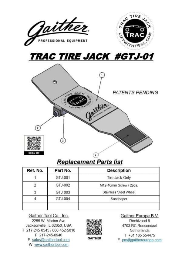 TRAC Tire Jack - Image 3