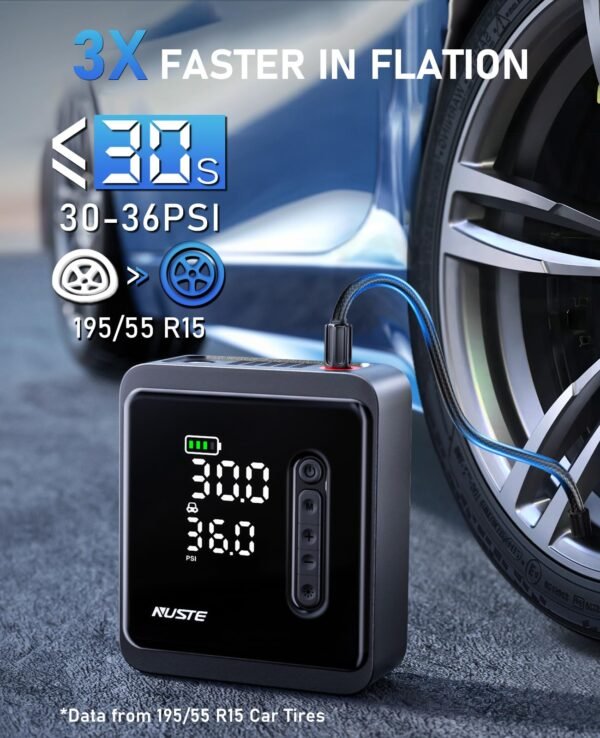 NUSTE Portable Tire Inflator - Image 2