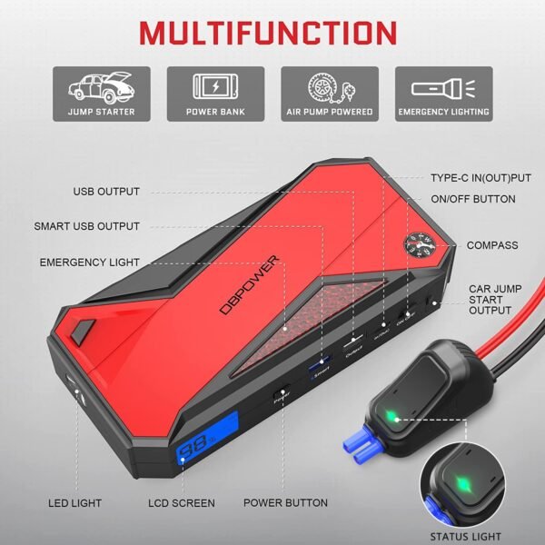 DBPOWER Car Jump Starter - Image 5
