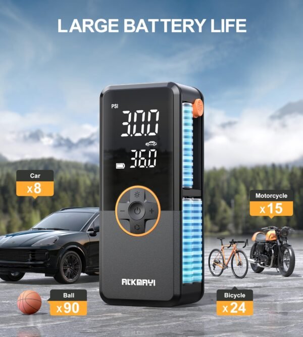 ATKMAYI Portable Tire Inflator - Image 5