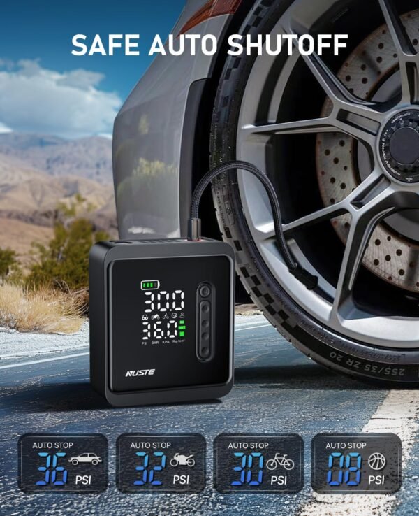 NUSTE Portable Tire Inflator - Image 3