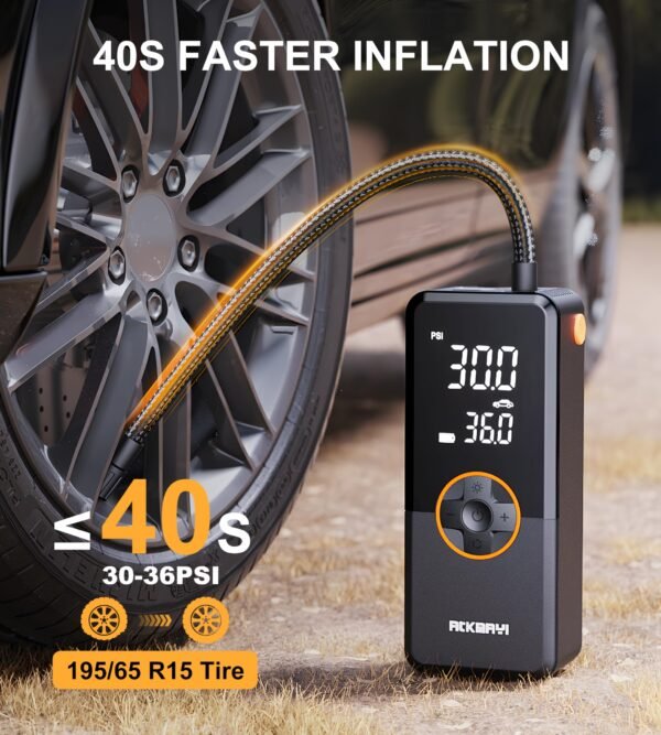 ATKMAYI Portable Tire Inflator - Image 2