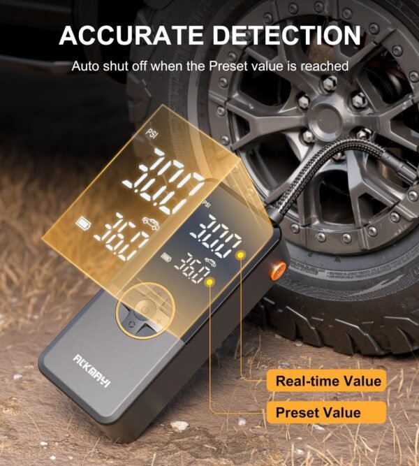 ATKMAYI Portable Tire Inflator - Image 4